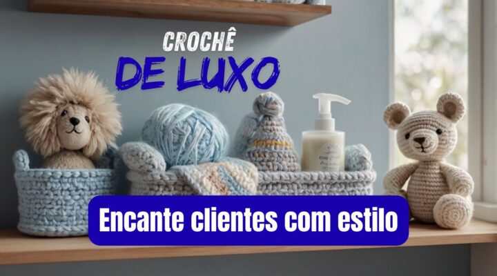 Domine o crochê de luxo e encante clientes com estilo