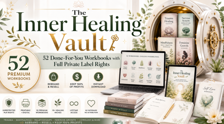 Wellness PLR Bundle 52 Ready‑to‑Sell Workbooks to Grow Your Digital Store